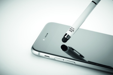 Logo trade promotional giveaways picture of: Stylus antibacterial pen
