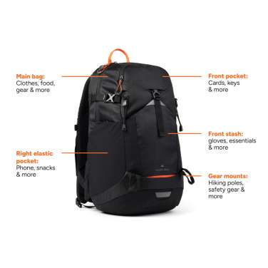 Logotrade advertising product picture of: Nordic Drift Trail RCS backpack 24L