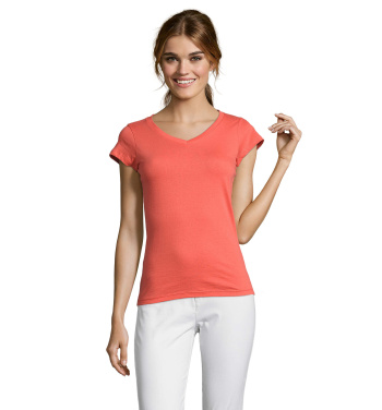Logo trade promotional gifts picture of: MOON WOMEN T-SHIRT 150g