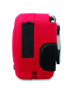 Logo trade corporate gifts picture of: Portable radio SOS with LED torch