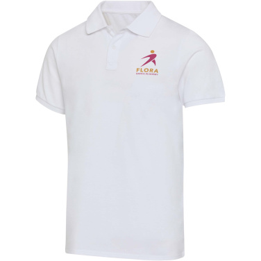 Logotrade advertising products photo of: Beryl 220 g/m² short sleeve unisex OCS organic recycled polo