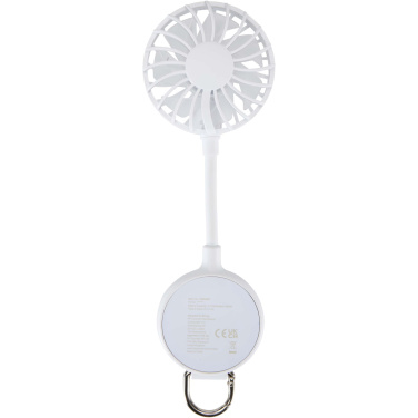 Logo trade corporate gifts image of: Ventio recycled plastic magnetic portable fan