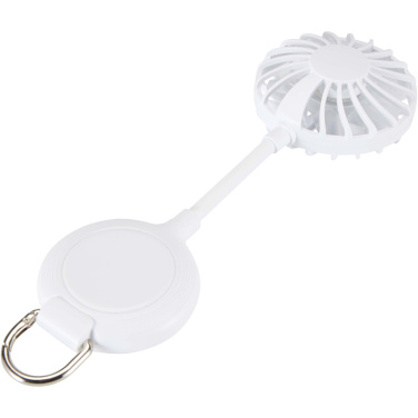 Logotrade promotional product image of: Ventio recycled plastic magnetic portable fan