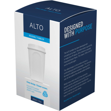 Logo trade promotional giveaway photo of: Alto POP 350 ml tumbler with 360° lid