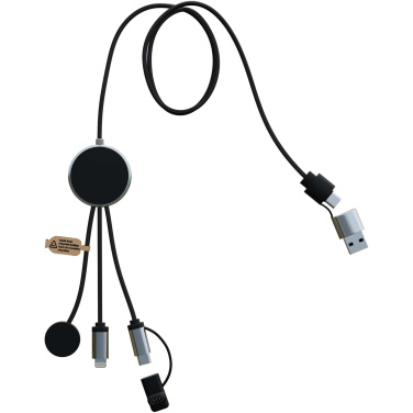 Logo trade corporate gifts image of: SCX.design C34 7-in-1 smartwatch charging cable 
