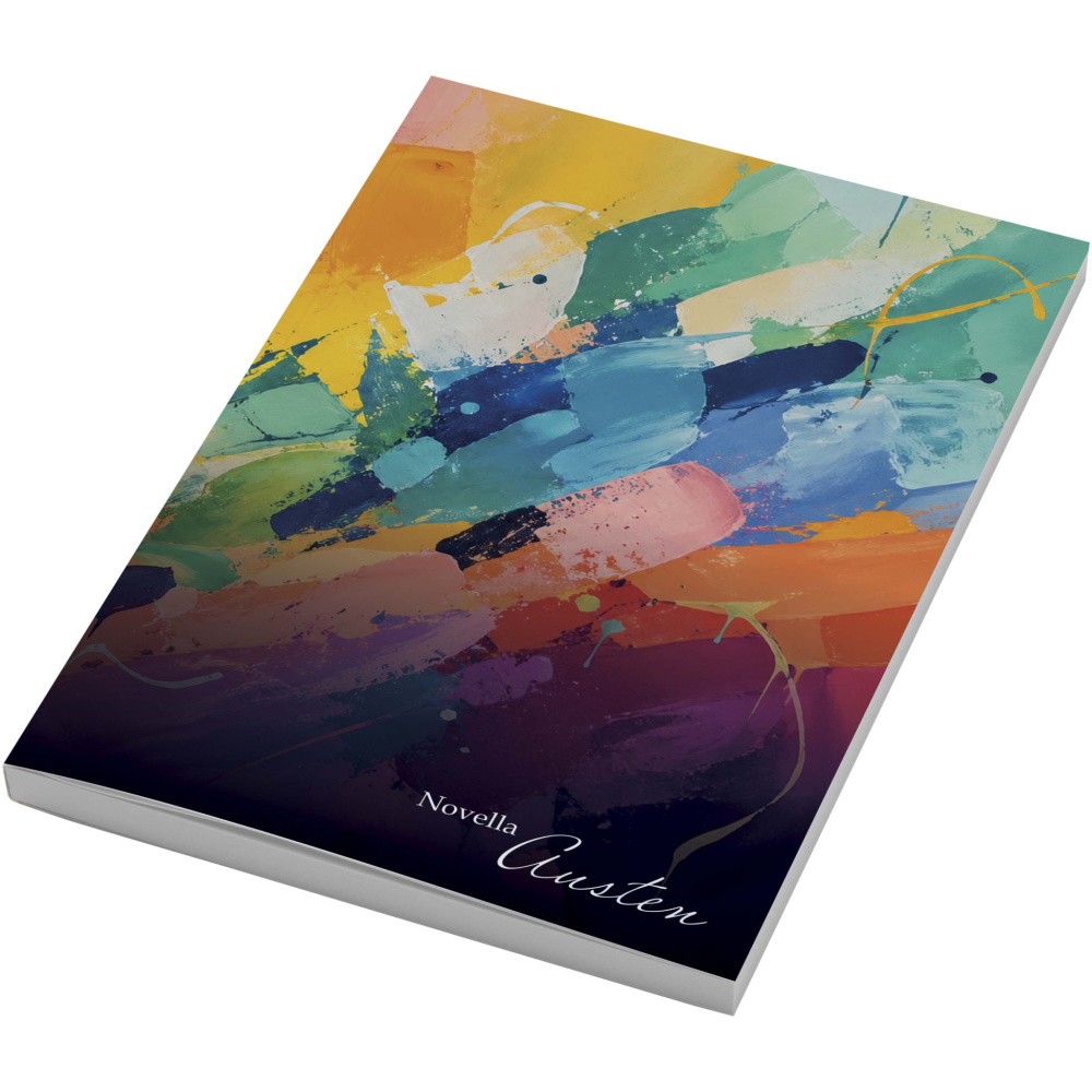 Logotrade promotional merchandise image of: Novella Austen A5 soft cover notebook - 100 sheets