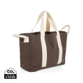 BEAU AWARE™ Beach bag 400gsm recycled canvas, with side hand, brown