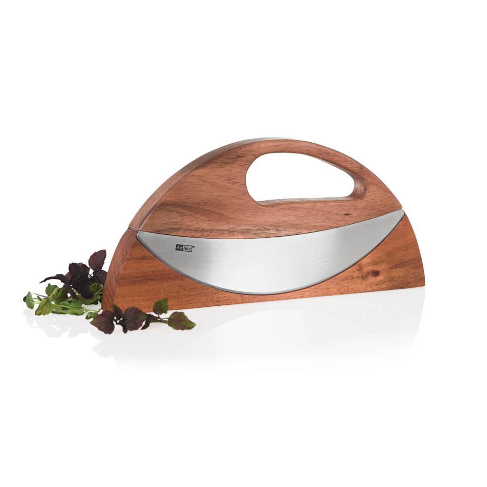 Logo trade promotional products image of: AdHoc Wave Universal chopping knife and pizza cutter