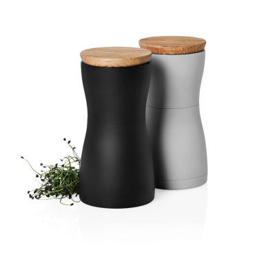 Logotrade promotional giveaway image of: AdHoc Twin Salt and pepper mill set