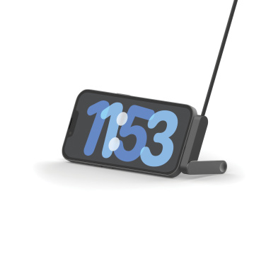 Logotrade advertising products photo of: Aluvia RCS 65W PD Cable with adjustable phone stand