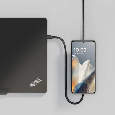 Logo trade promotional products image of: Zens Charging Cable USB C - C Pro 2