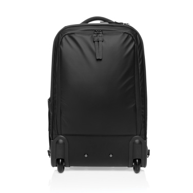 Logotrade promotional product picture of: Swiss Peak OSLO RCS Wheeled Duffel backpack  cabin proof