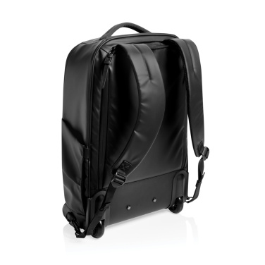 Logotrade promotional gift picture of: Swiss Peak OSLO RCS Wheeled Duffel backpack  cabin proof