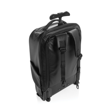 Logotrade promotional item image of: Swiss Peak OSLO RCS Wheeled Duffel backpack  cabin proof