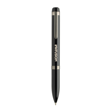 Logo trade corporate gifts picture of: Swiss peak OSLO recycled stainless steel deluxe pen
