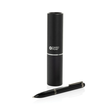 Logotrade promotional items photo of: Swiss peak OSLO recycled stainless steel deluxe pen