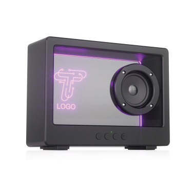 Logo trade promotional merchandise photo of: Soundclear Transparent 5W wireless speaker