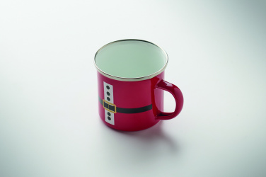 Logotrade business gift image of: Santa enamel vintage mug 300ml