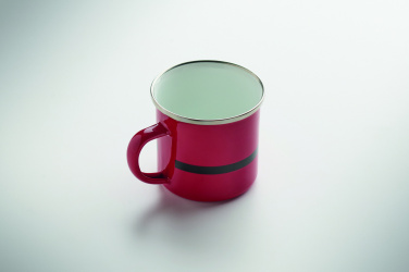 Logotrade promotional gifts photo of: Santa enamel vintage mug 300ml