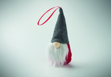 Logo trade promotional giveaways picture of: Felt gnome tree hanger
