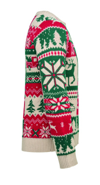 Logo trade business gifts image of: Christmas knitted sweater S-M