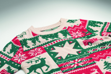Logo trade promotional items image of: Christmas knitted sweater S-M