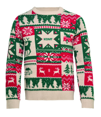 Logo trade business gift photo of: Christmas knitted sweater S-M