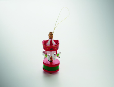 Logotrade promotional product picture of: Wooden carousel ornament