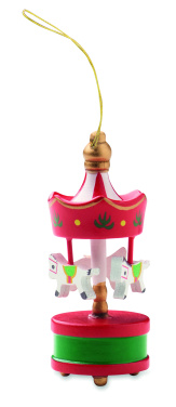 Logotrade promotional merchandise image of: Wooden carousel ornament