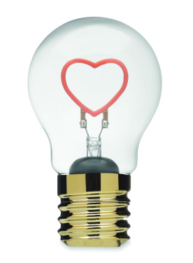 Logo trade business gifts image of: LED decorative bulb