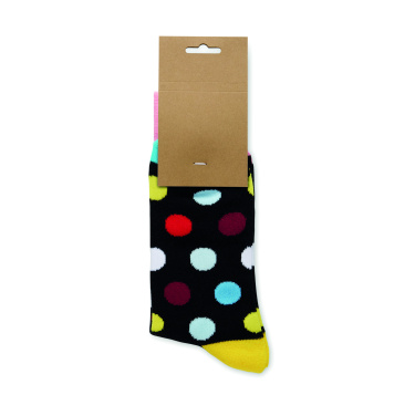Logo trade promotional item photo of: Funny patterned socks