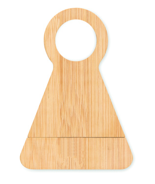 Logotrade advertising product image of: Bamboo bottle stand & opener