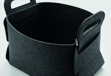 Logotrade business gifts photo of: Foldable RPET felt basket