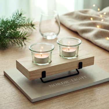 Logotrade corporate gift image of: Tea light holder set with stand
