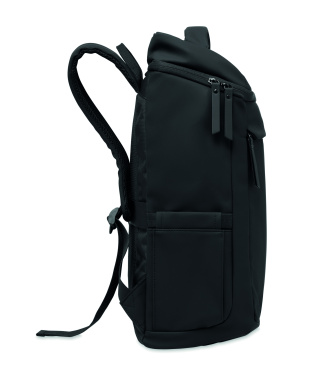 Logo trade corporate gifts image of: 15" PU laptop backpack