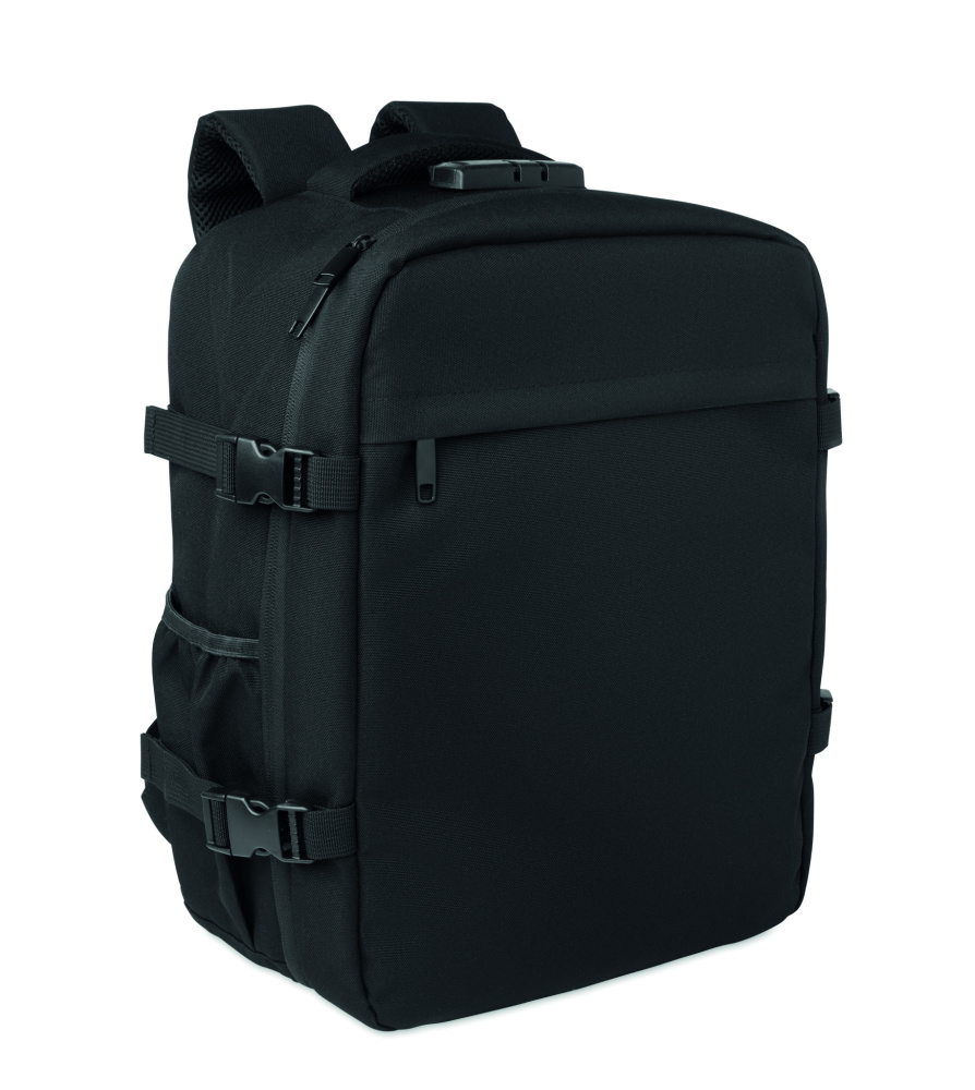 Logo trade advertising product photo of: 15" RPET backpack lock 20L