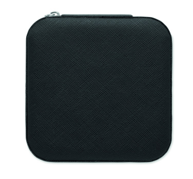 Logo trade advertising products image of: PU Travel jewellery box