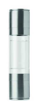 Logo trade promotional giveaway photo of: 2-in-1 salt and pepper mill