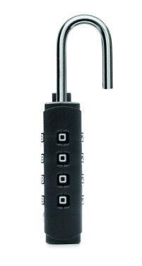 Logo trade promotional gifts image of: TSA 4-digit combination lock