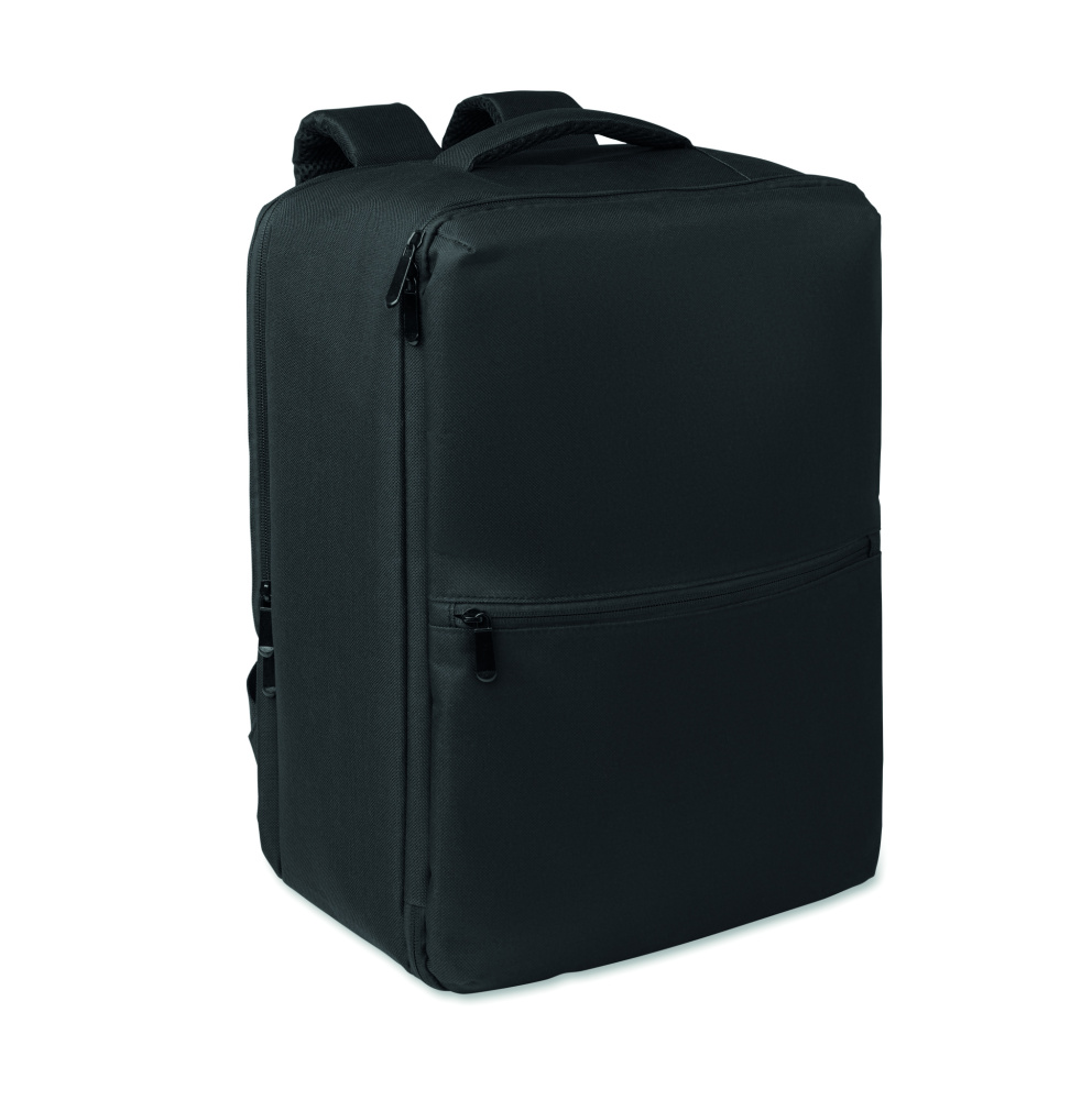 Logo trade promotional gift photo of: RPET backpack w/vacuum bag 18L