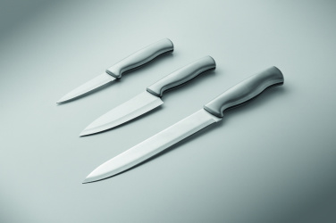 Logotrade promotional product picture of: Stainless steel knife set 3pcs