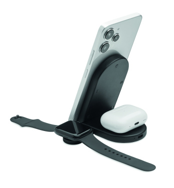 Logotrade advertising product image of: Foldable 3-in-1 charger 15W