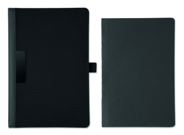 Logo trade promotional products image of: A5 portfolio with notepad