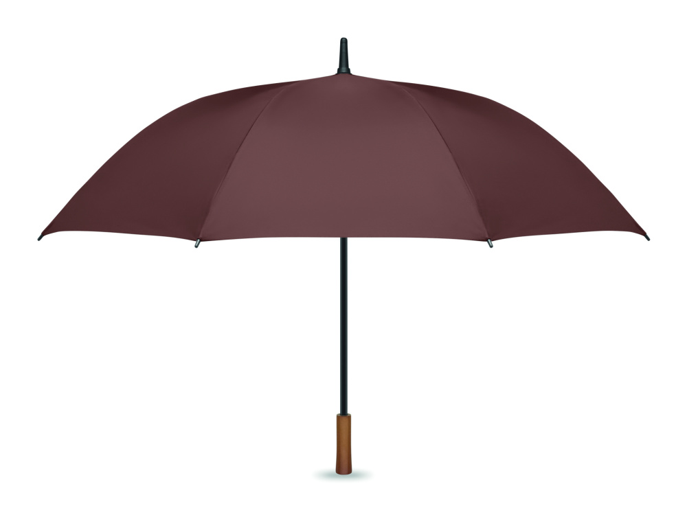 Logo trade promotional product photo of: 27" auto umbrella wood handle
