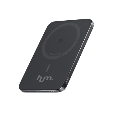 Logo trade promotional item photo of: Anker Nano Wireless Power Bank 5K 15W MagGo slim Qi 2.0