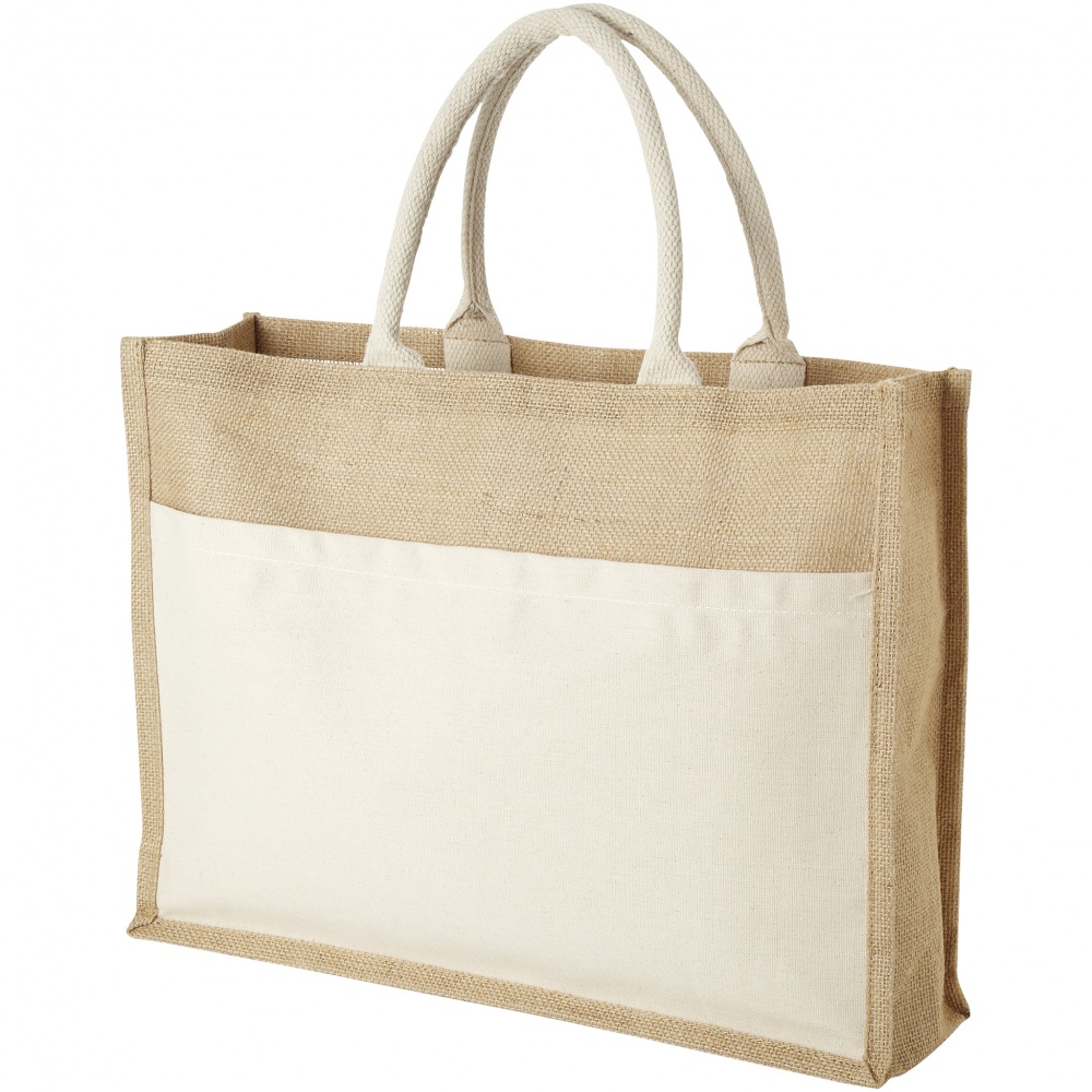 Logo trade firmakingid foto: Mumbay jute tote, beige