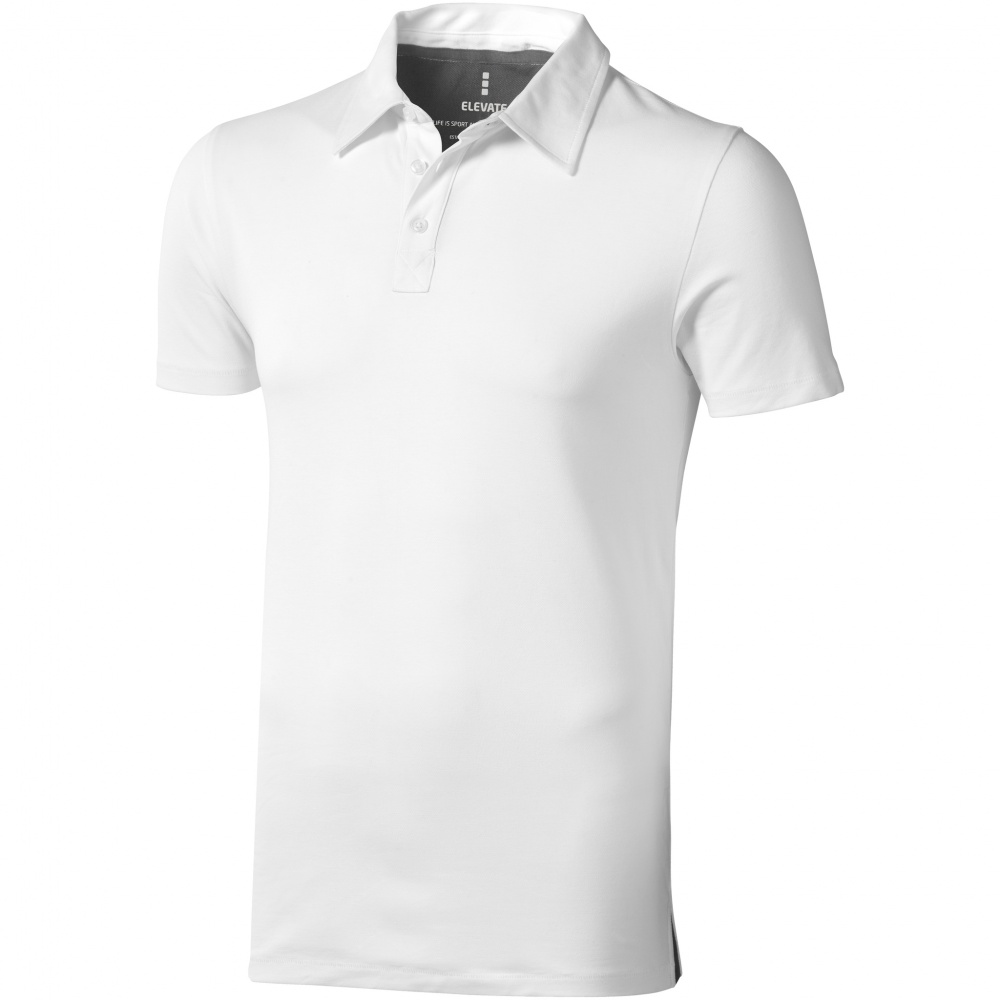 Logotrade reklaamkingituse foto: Markham short sleeve polo, valge