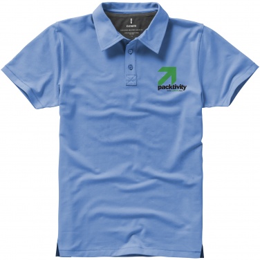 Logotrade firmakingi foto: Markham short sleeve polo, helesinine