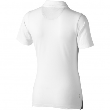 Logo trade meene pilt: Markham short sleeve ladies polo, valge