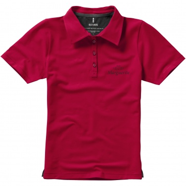 Logo trade reklaamkingituse pilt: Markham short sleeve ladies polo, punane